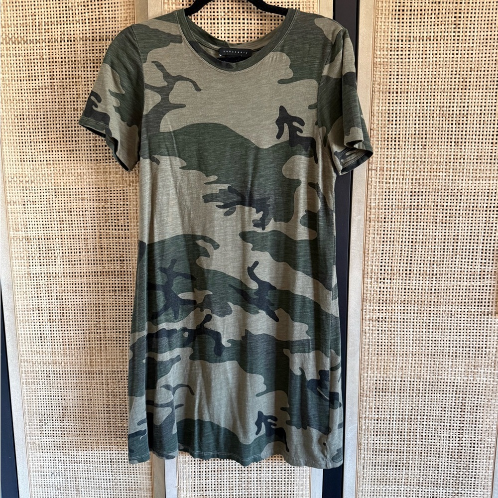 Sanctuary Green Camo Mini Dress